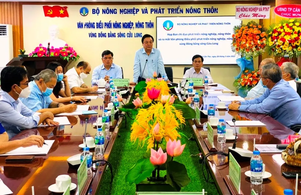Bộ NN-PTNT ra mắt Văn phòng điều phối nông nghiệp, nông thôn vùng ĐBSCL  ảnh 1