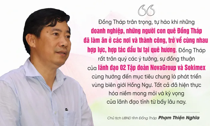 Tập đoàn NovaGroup và Sokimex (Campuchia) ký kết hợp tác đầu tư tại Đồng Tháp ảnh 2
