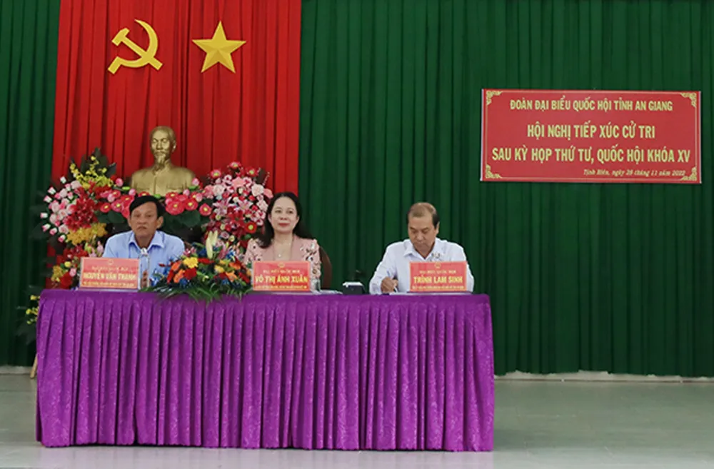 Cử tri vùng biên giới An Giang mong lao động nông thôn có việc làm tại chỗ ảnh 1