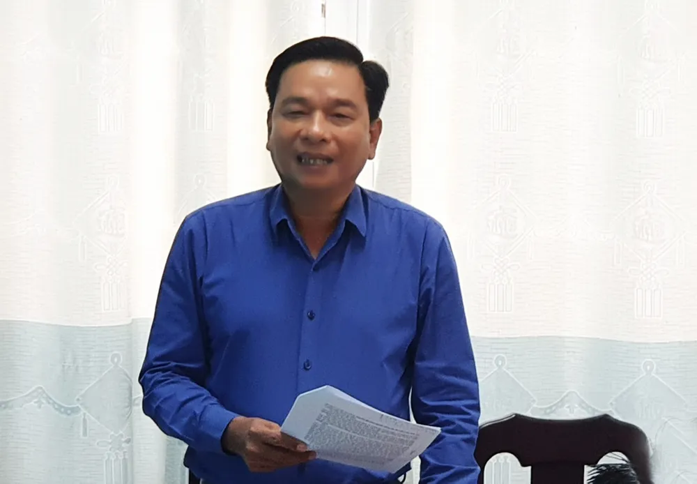 Ông Phùng Quốc Bình – Giám đốc Sở TN-MT tỉnh Kiên Giang khẳng định, đất tại khu 79 biệt thự đều do UBND xã Dương Tơ quản lý. Ảnh: QUỐC BÌNH