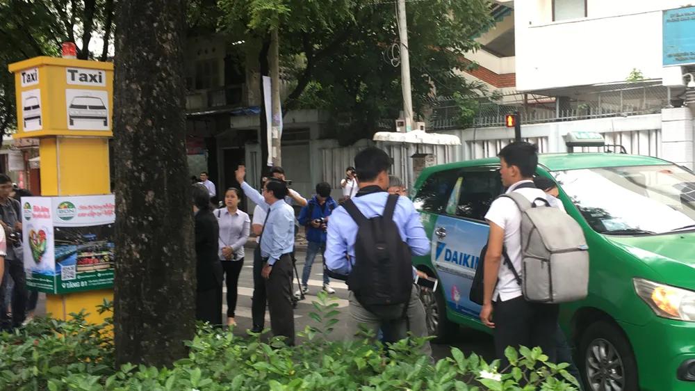 Một điểm đón taxi cố định trên địa bàn quận 1