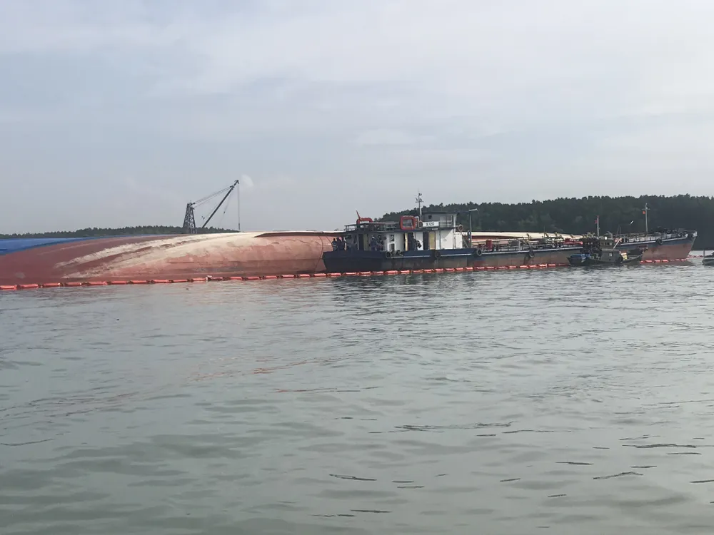 Nạo vét luồng cho tàu có mớn nước 9,5m qua khu vực chìm tàu ở Cần Giờ ảnh 2