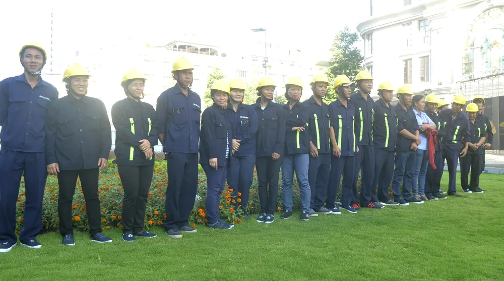 Bí thư Nguyễn Thiện Nhân dự lễ khởi công công trình khôi phục, nâng cấp công viên trước Nhà hát Thành phố ảnh 4