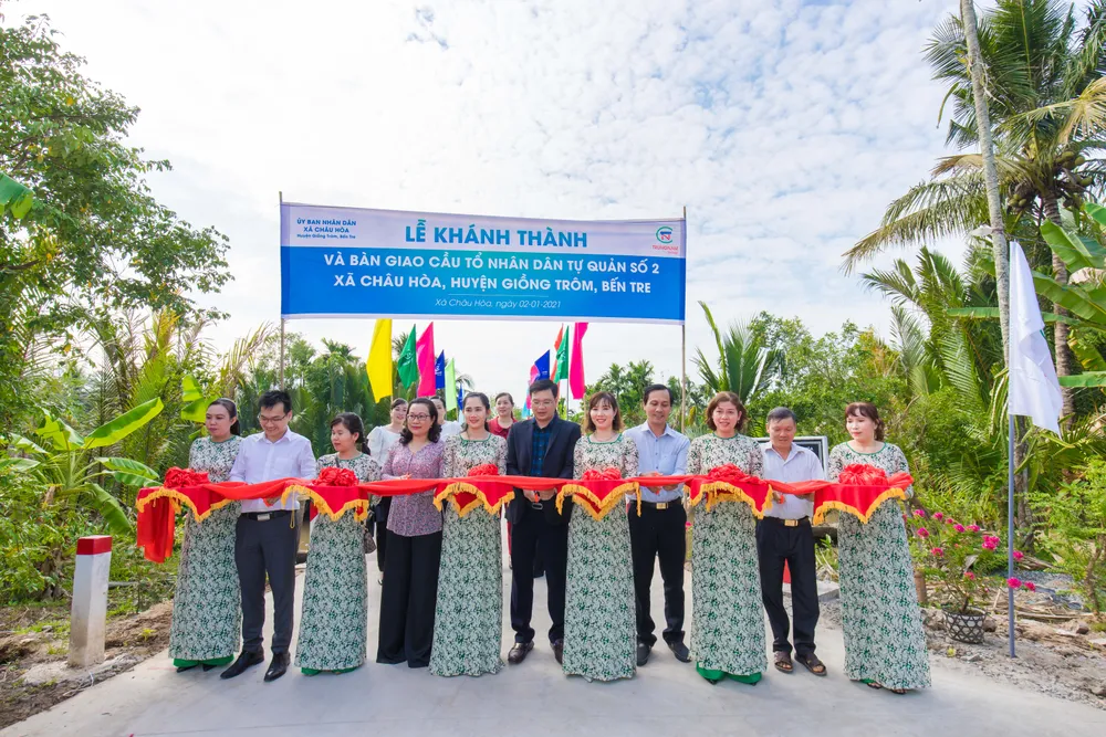 8 tỷ đồng xây dựng cầu đường nông thôn ở huyện Giồng Trôm, tỉnh Bến Tre ảnh 1