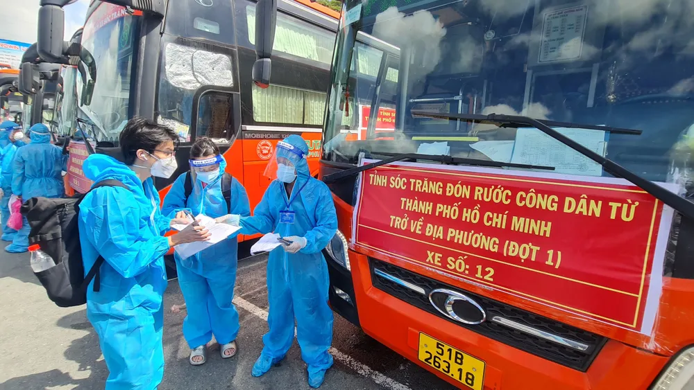 Bình Định, An Giang đón 850 người dân khó khăn về quê tránh dịch Covid-19 ảnh 2