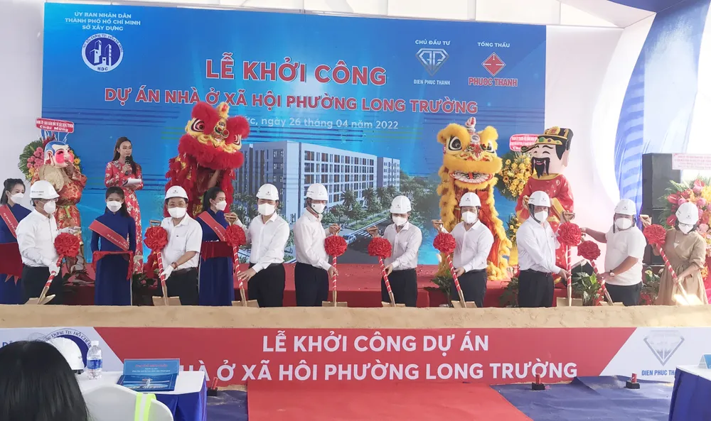 TPHCM khởi công xây dựng 600 căn nhà ở xã hội ảnh 1