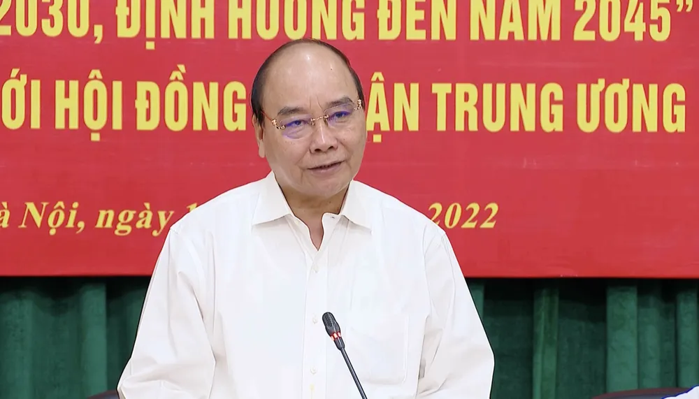 Dự thảo Đề án Chiến lược xây dựng và hoàn thiện Nhà nước pháp quyền xã hội chủ nghĩa Việt Nam đã đạt được sự đồng thuận, thống nhất rất cao ảnh 1