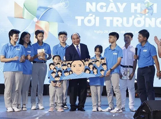 Chủ tịch nước dự ngày hội tựu trường của trẻ mồ côi do Covid-19 ảnh 4