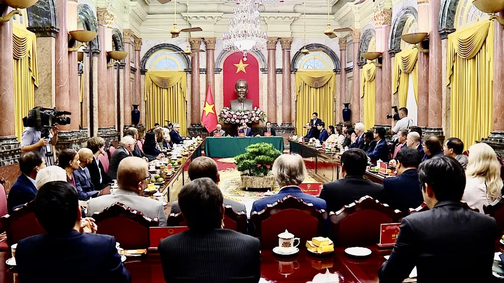 Chủ tịch nước tiếp 50 nhà khoa học quốc tế sang Việt Nam dự hội thảo ảnh 9