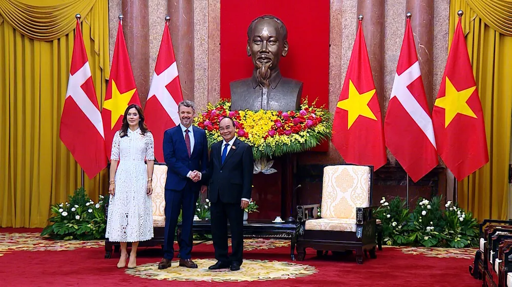 Chủ tịch nước Nguyễn Xuân Phúc tiếp Thái tử kế vị Đan Mạch Frederik ảnh 1