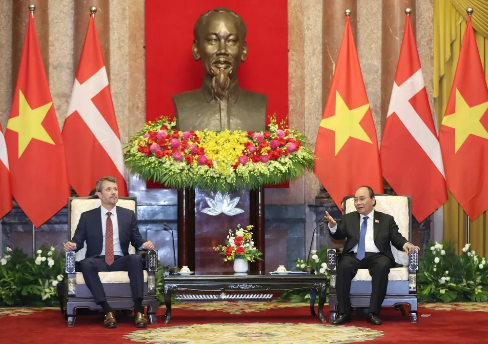 Chủ tịch nước Nguyễn Xuân Phúc tiếp Thái tử kế vị Đan Mạch Frederik ảnh 2