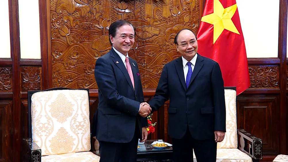 Chủ tịch nước Nguyễn Xuân Phúc tiếp Thống đốc tỉnh Kanagawa, Nhật Bản ảnh 1