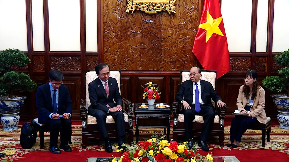 Chủ tịch nước Nguyễn Xuân Phúc tiếp Thống đốc tỉnh Kanagawa, Nhật Bản ảnh 2