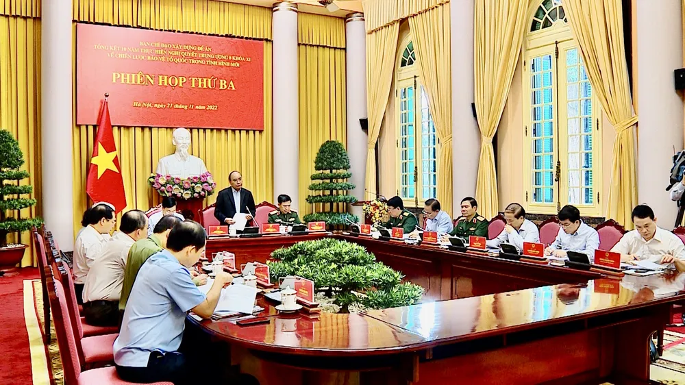Chủ tịch nước chủ trì phiên họp về tổng kết 10 năm thực hiện Nghị quyết Trung ương 8 ảnh 4