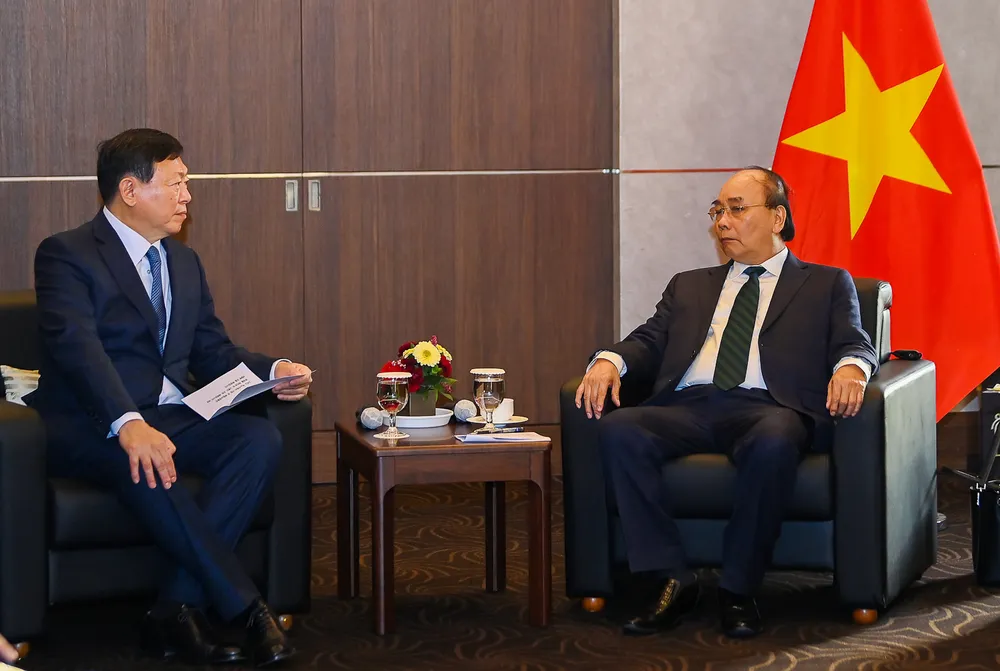 Chủ tịch nước Nguyễn Xuân Phúc tiếp các tập đoàn hàng đầu Hàn Quốc đầu tư vào Việt Nam ảnh 2