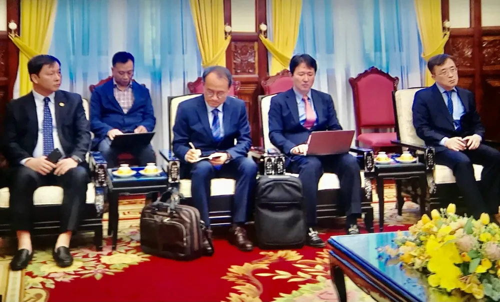 Chủ tịch nước Nguyễn Xuân Phúc tiếp Chủ tịch, Giám đốc Điều hành Hãng thông tấn Yonhap ảnh 3