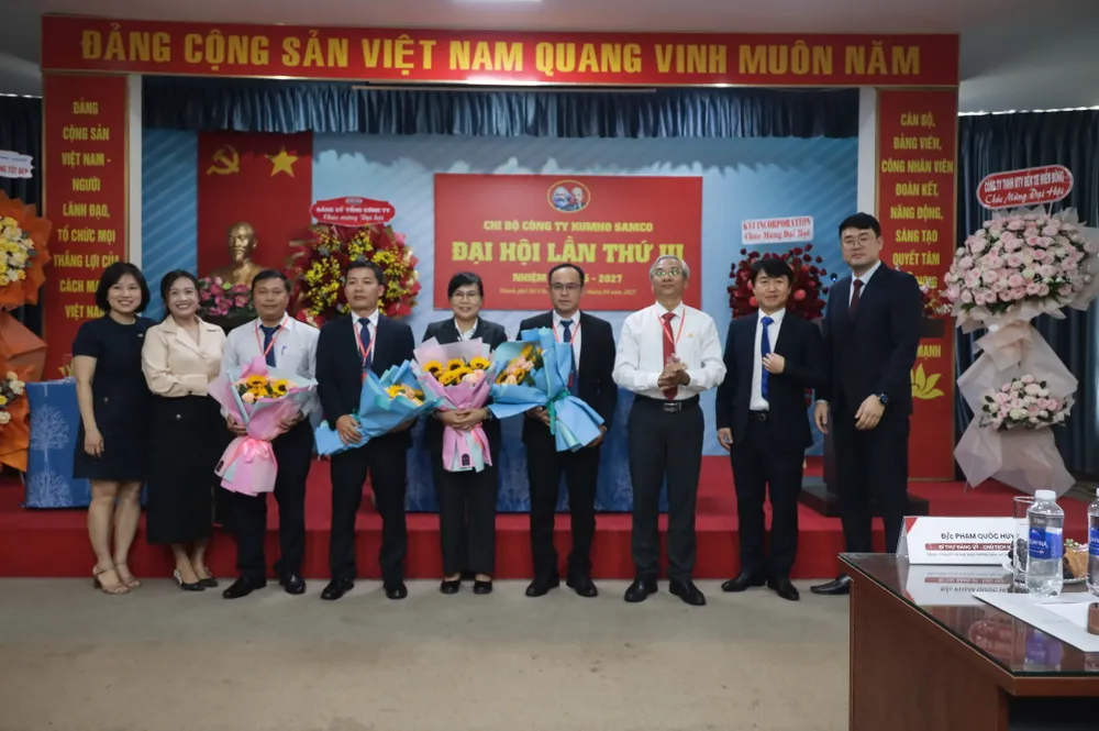 KUMHO SAMCO hướng tới mục tiêu trở thành đơn vị vững mạnh, hoạt động hiệu quả trong thời gian tới