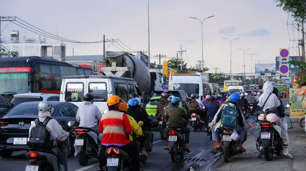 Trên địa bàn thành phố có 22 điểm có nguy cơ ùn tắc giao thông. Ảnh: QUỐC HÙNG