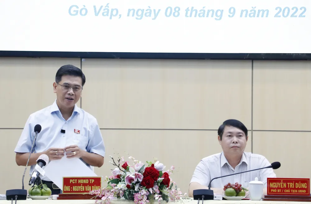 Quận Gò Vấp đề nghị phân cấp, ủy quyền mạnh mẽ hơn cho địa phương ảnh 3