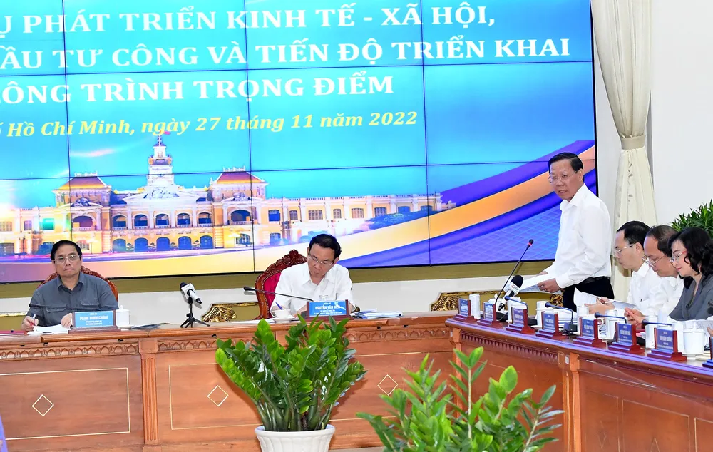 Thủ tướng Phạm Minh Chính làm việc, gỡ khó cho TPHCM về giải ngân vốn đầu tư công ảnh 4