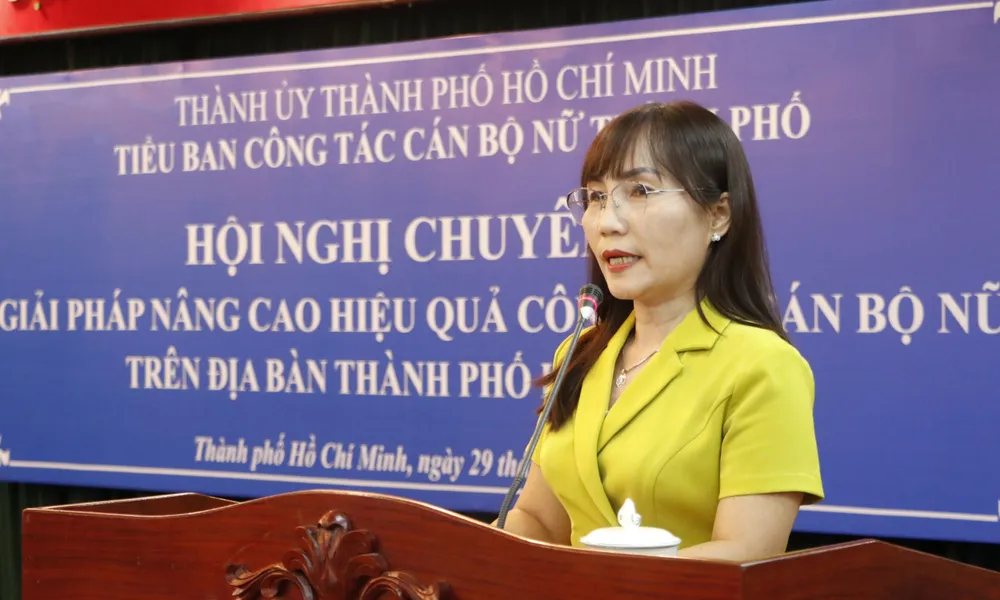 Tạo điều kiện để cán bộ nữ phát huy năng lực ảnh 2