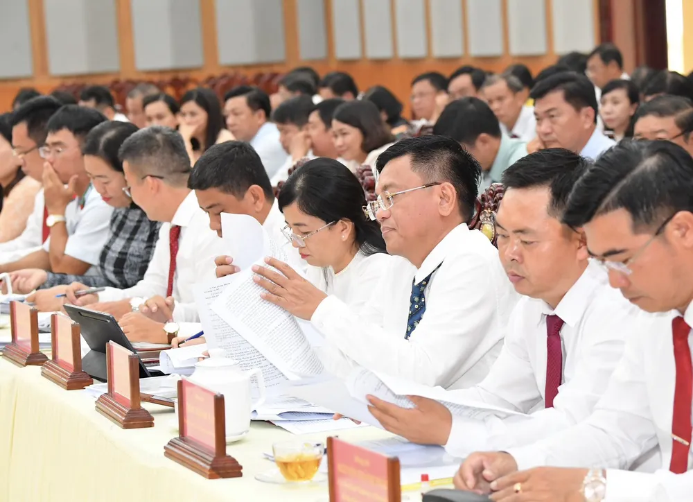 Các đại biểu dự hội nghị. Ảnh: VIỆT DŨNG