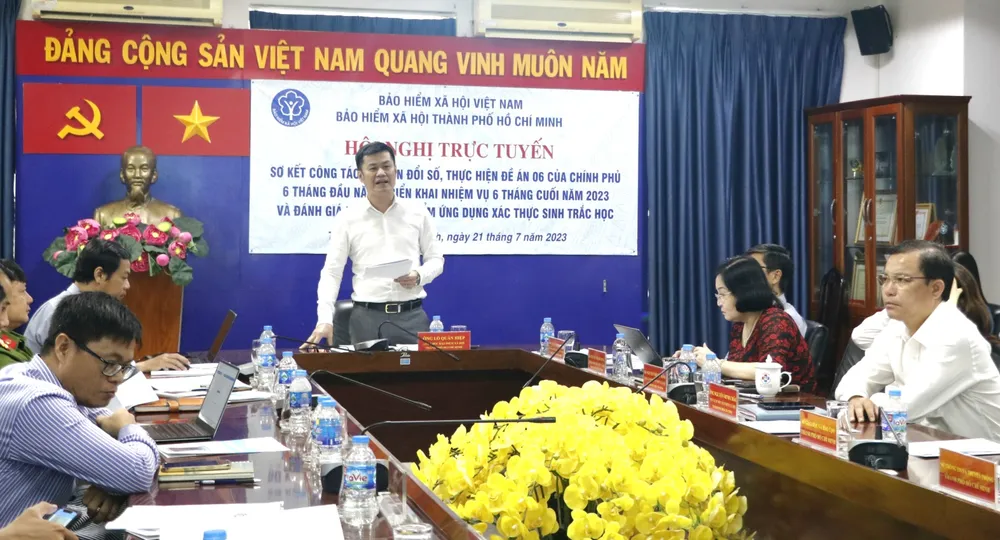 Các đại biểu dự hội nghị tại điểm cầu TPHCM