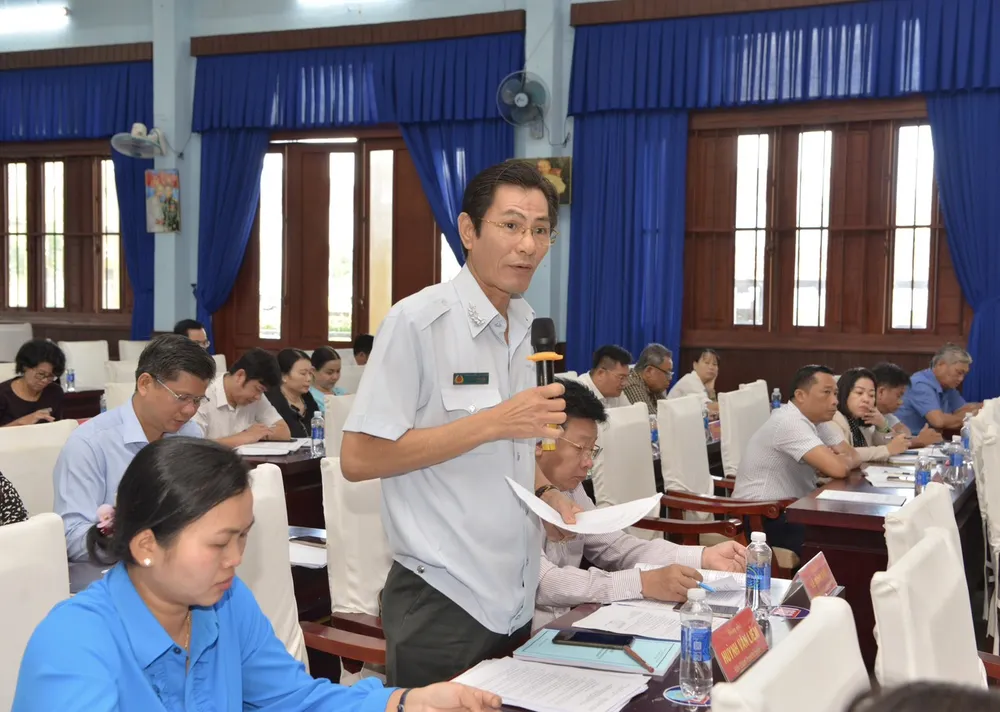 Đại biểu thảo luận tại hội nghị. Ảnh: CAO THĂNG