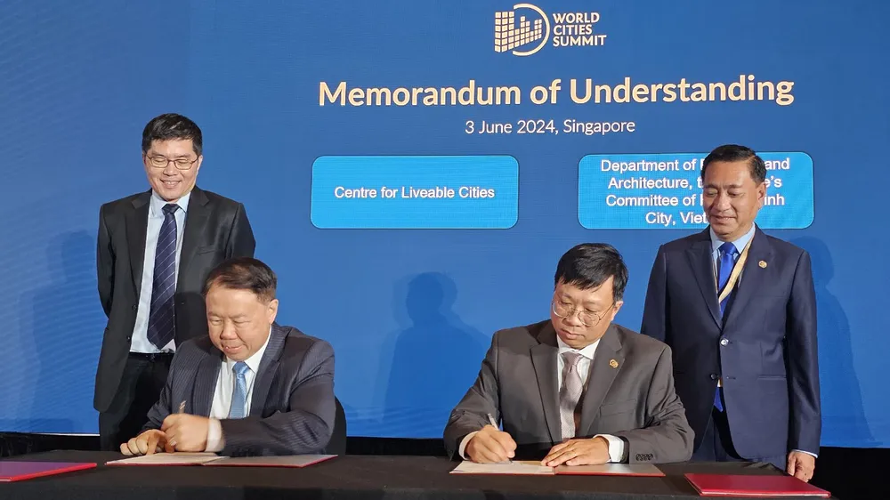 Lễ ký kết Bản ghi nhớ hợp tác giữa Sở Quy hoạch-Kiến trúc và Trung tâm các Thành phố Đáng sống (CLC).jpg