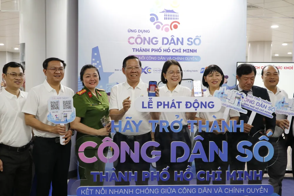 UBND TPHCM phát động hãy trở thành công dân số TPHCM vào cuối năm 2024