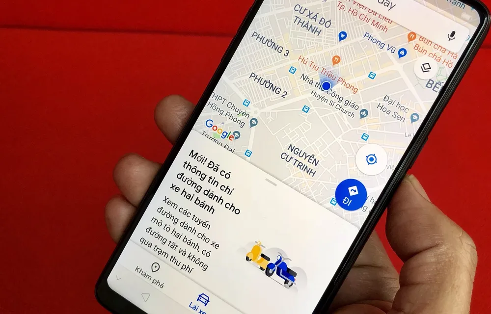 Google Maps chính thức chỉ đường cho xe máy tại Việt Nam ảnh 2