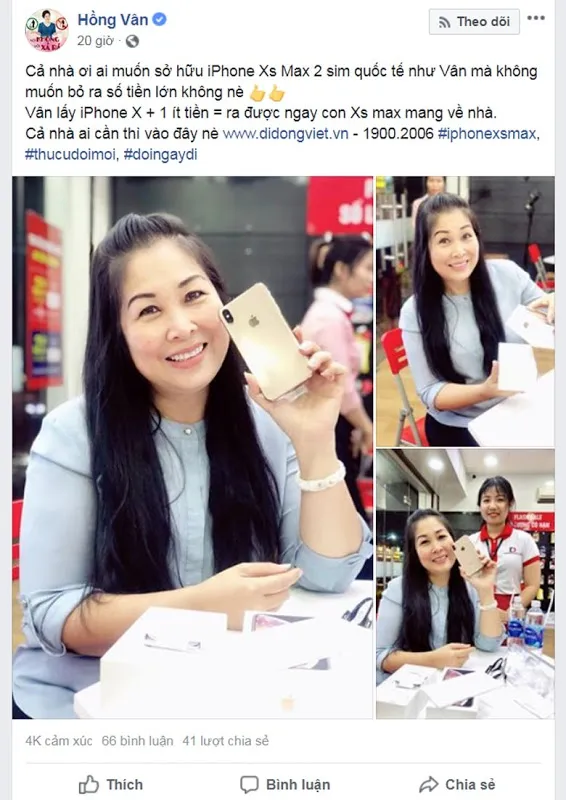 Sức mua lớn, iPhone Xs Max 2 sim quốc tế khan hang ảnh 1