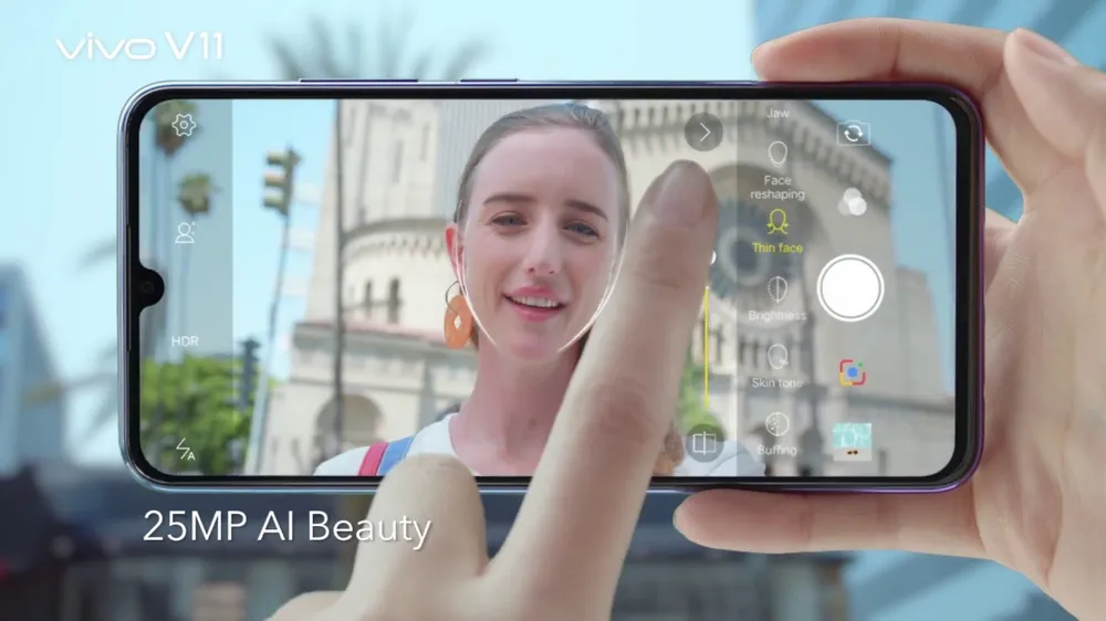 Màn hình của điện thoại  Vivo  thoả mãn nhu cầu người dùng