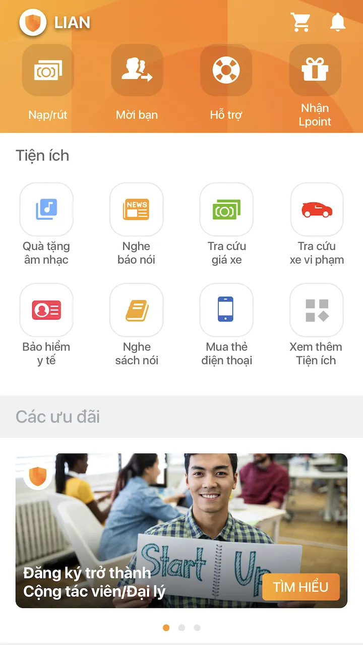 LIAN, ứng dụng  bảo hiểm tự động đầu tiên trên di động ảnh 1