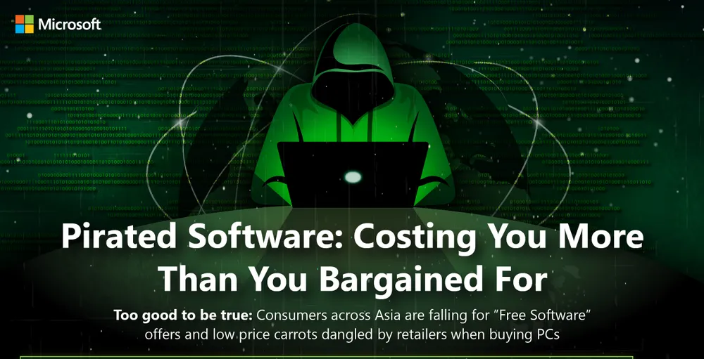Cảnh báo của  Microsoft về phần mềm lậu