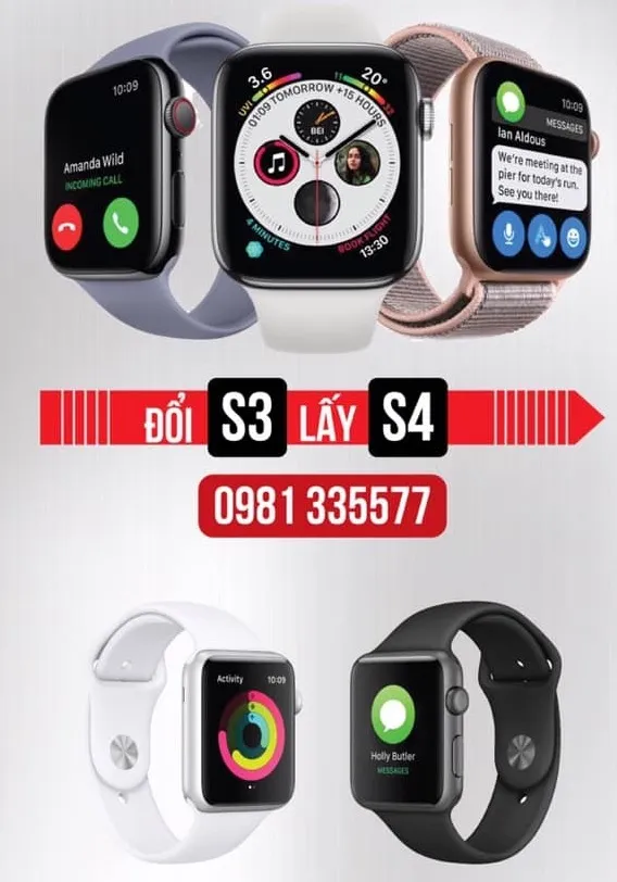 Minh Tuấn Mobile thu Apple Watch S3, đổi Apple Watch S4 ảnh 1