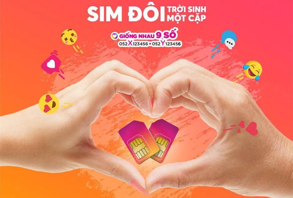 Vietnamobile tung ra SIM đôi “Trời sinh một cặp”  ảnh 1