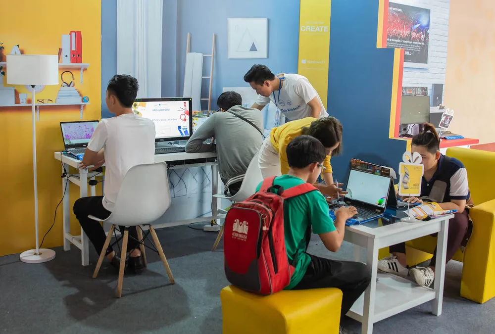 Nhiều hoạt động trong ngày hội Dell ảnh 1