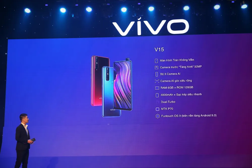 Vivo chính thức ra mắt chiếc điện thoại V15 ảnh 1