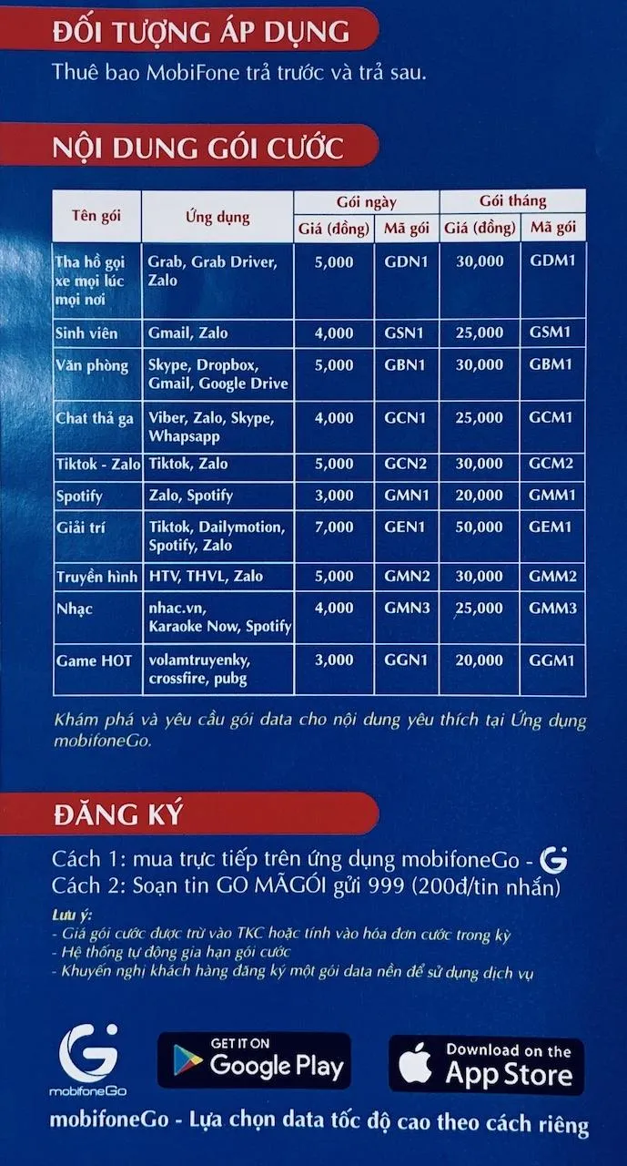 MobifoneGo, dịch vụ gói data 3G/4G tốc độ cao theo yêu cầu ảnh 3