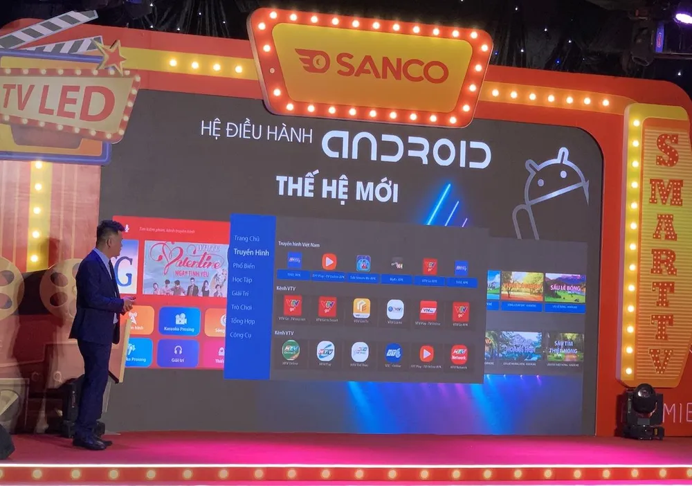 SANCO giới thiệu tivi tại thị trường Việt Nam