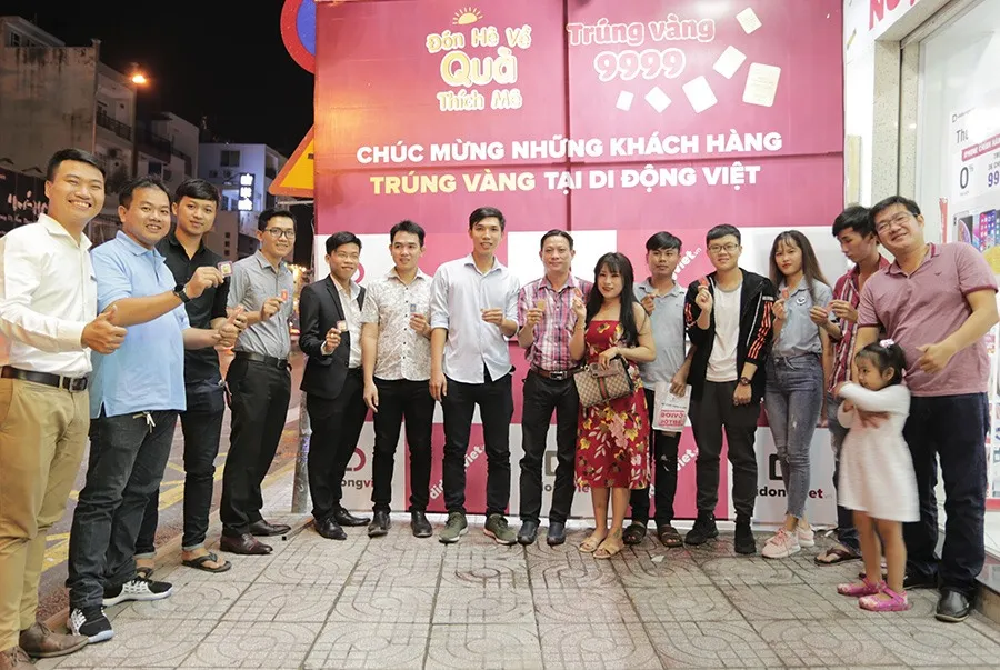 Cơ hội trúng vàng 9999 khi mua iPhone tại Di Động Việt. ảnh 1