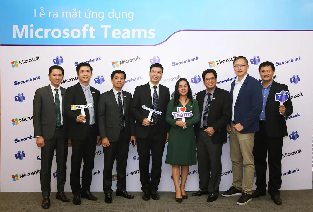 Sacombank ứng dụng Microsoft Teams số hóa môi trường làm việc ảnh 1