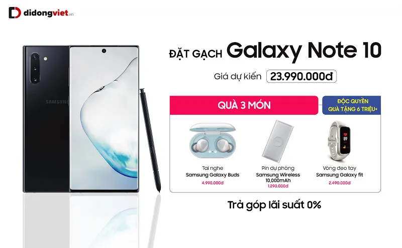 Tiết kiệm đến hơn 13 triệu khi lên đời Galaxy Note 10, 10+ tại Di Động Việt ảnh 1