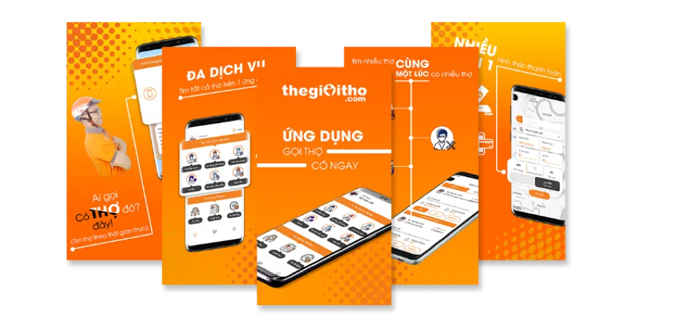 Thế Giới Thợ, nền tảng gọi thợ trên di động  ảnh 1