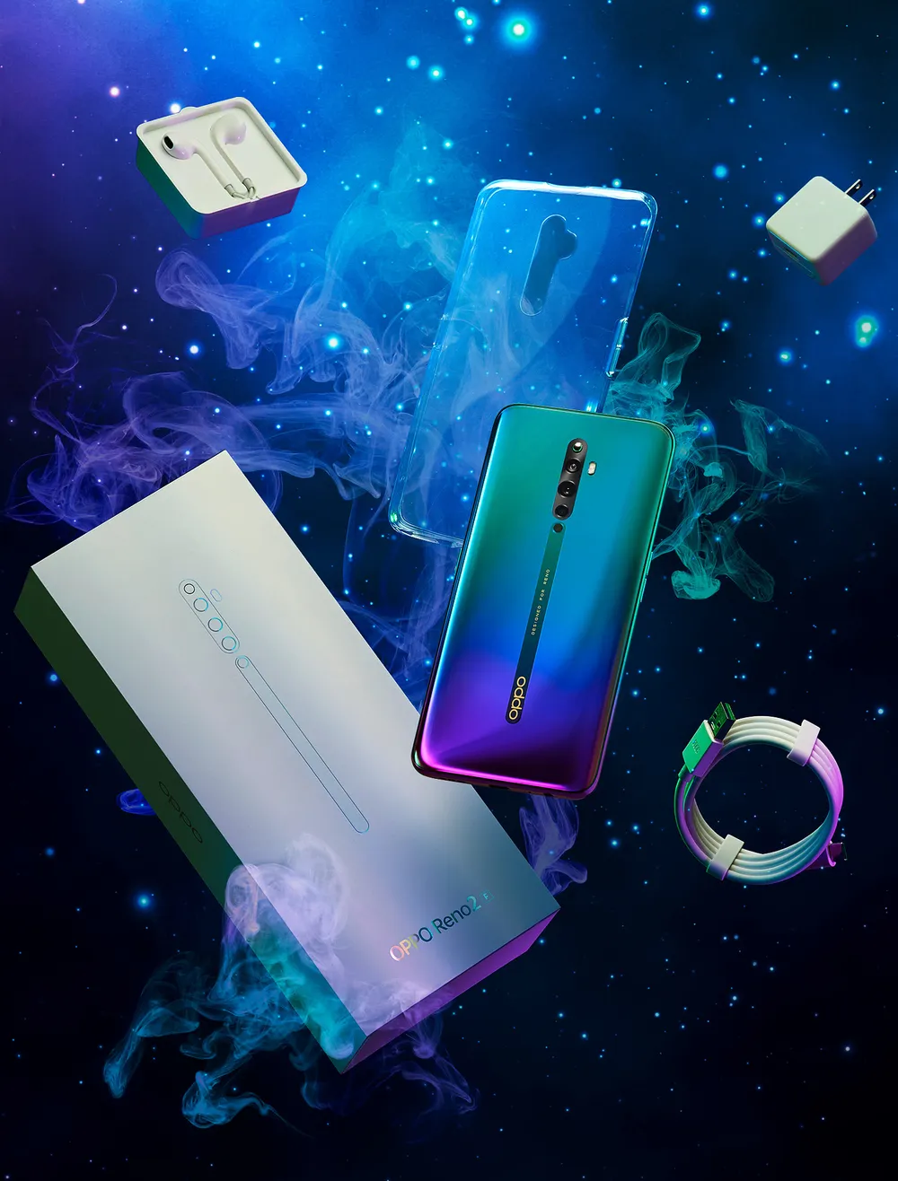 OPPO Reno2 F Xanh Tinh Vân bán độc quyền tại Thế Giới Di Động ảnh 3