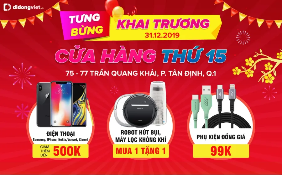 Di Động Việt mang đến nhiều khuyến mãi đặc biệt nhân dịp khai trương cửa hàng thứ 15 ảnh 1