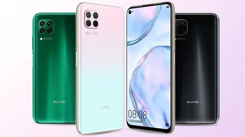 Nova 7i  với màu Hồng Sakura và Xanh Ngọc Lục