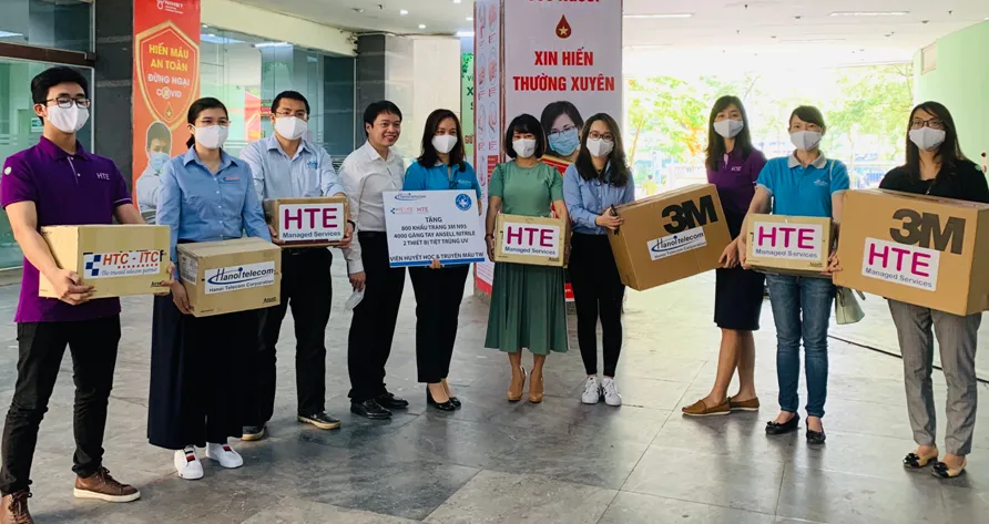 Chiến dịch “Hanoi Telecom đồng hành - Chung tay đẩy lùi Covid-19”  ảnh 2