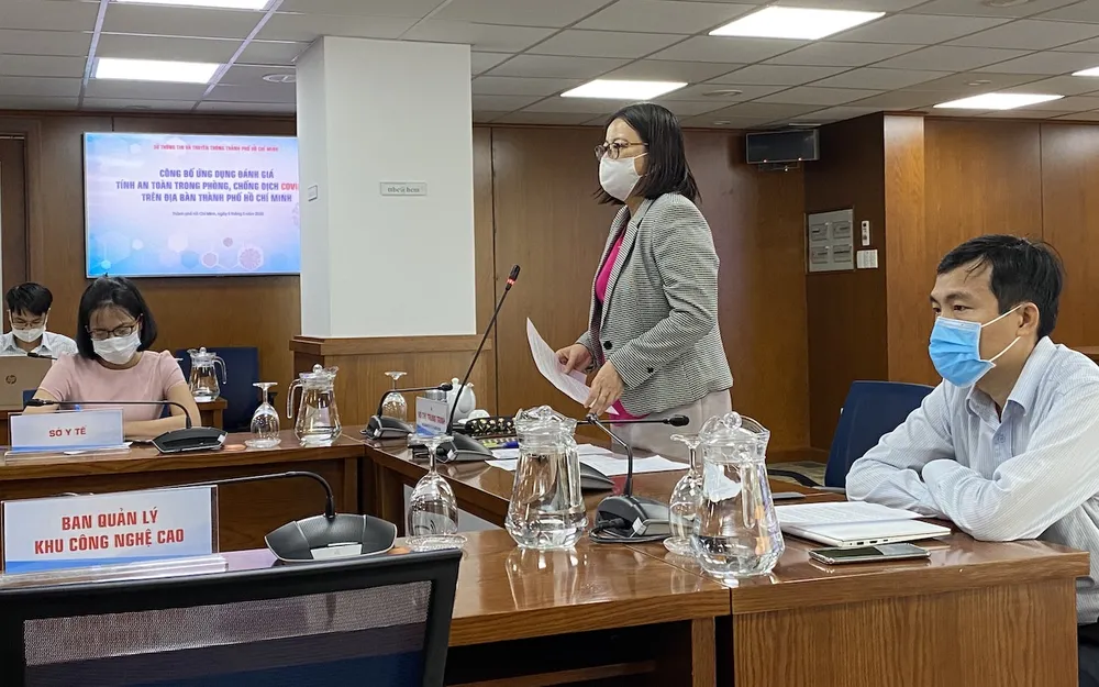 TPHCM triển khai ứng dụng đánh giá tính an toàn trong phòng, chống dịch Covid-19 ảnh 2